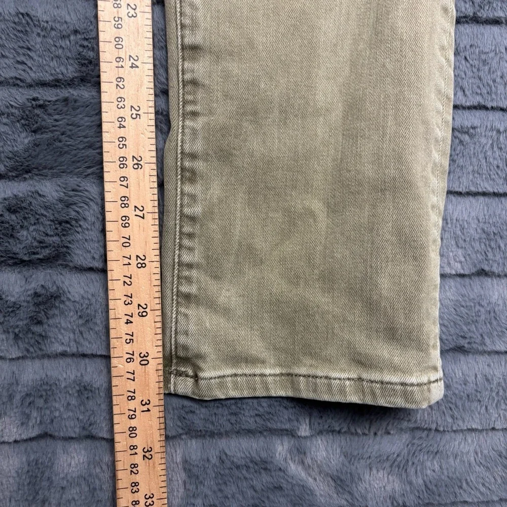 American Eagle Airflex+ Skinny Jeans Mens 29x34 Olive Green Khaki Stretch Denim